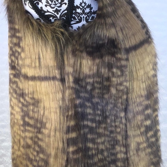 🆕NEW Mossimo Womens Faux Fur Open Vest Sz XS - Picture 6 of 7